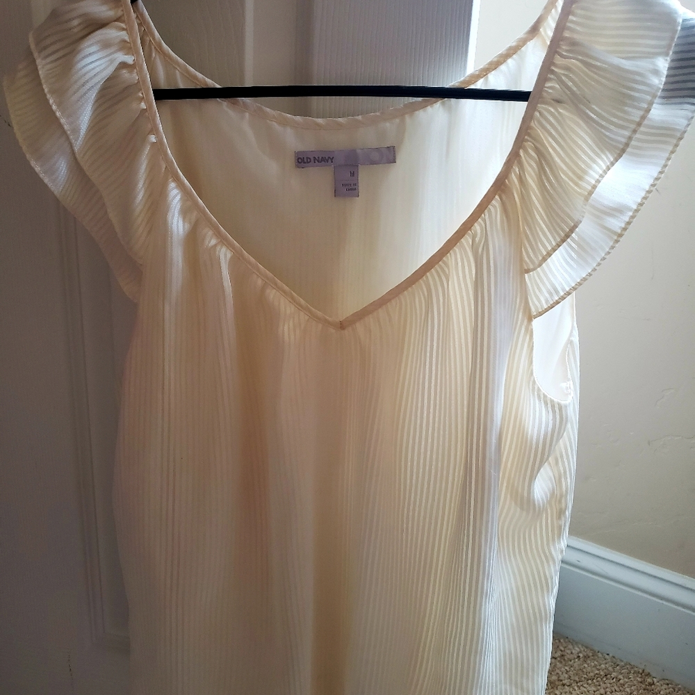 Cream cute girly shirt